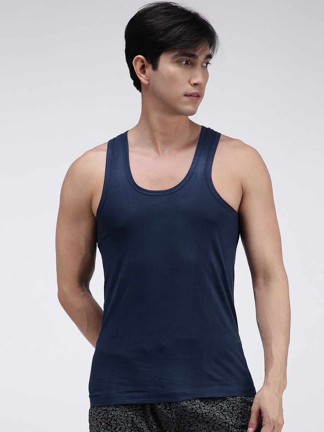 AMUL COMFY Pure Cotton U-Neck Basic Vest- AC-CVESTRN-AF-XL-1PC