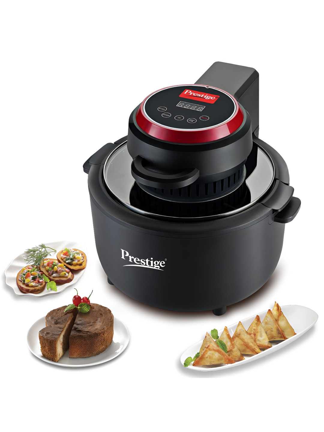 Prestige Black Multi-Chef Black 1200W Air Fryer-6.5 L