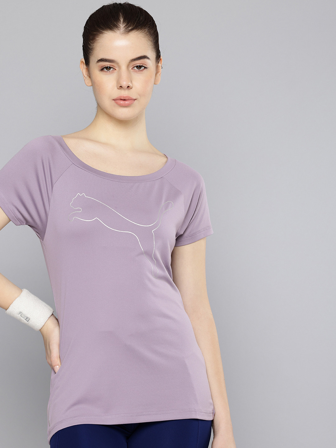 Puma Favourite Jersey Cat Brand Logo Printed Dry-Cell Training T-shirt