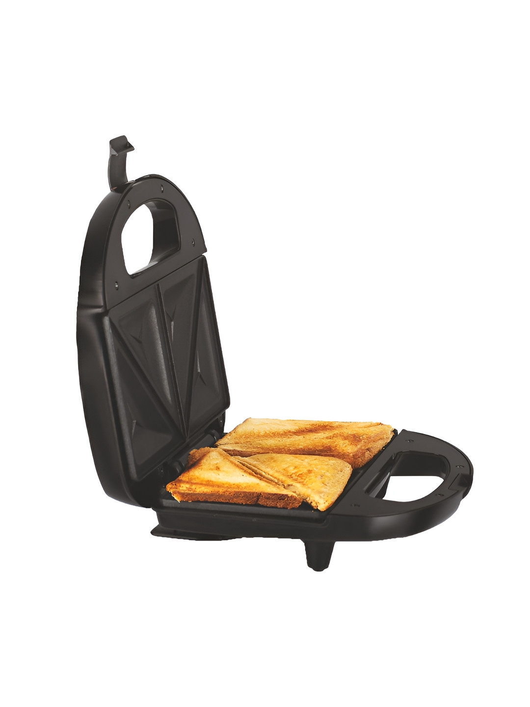 GLEN Black Textured Aluminium 2 Slices Sandwich Maker