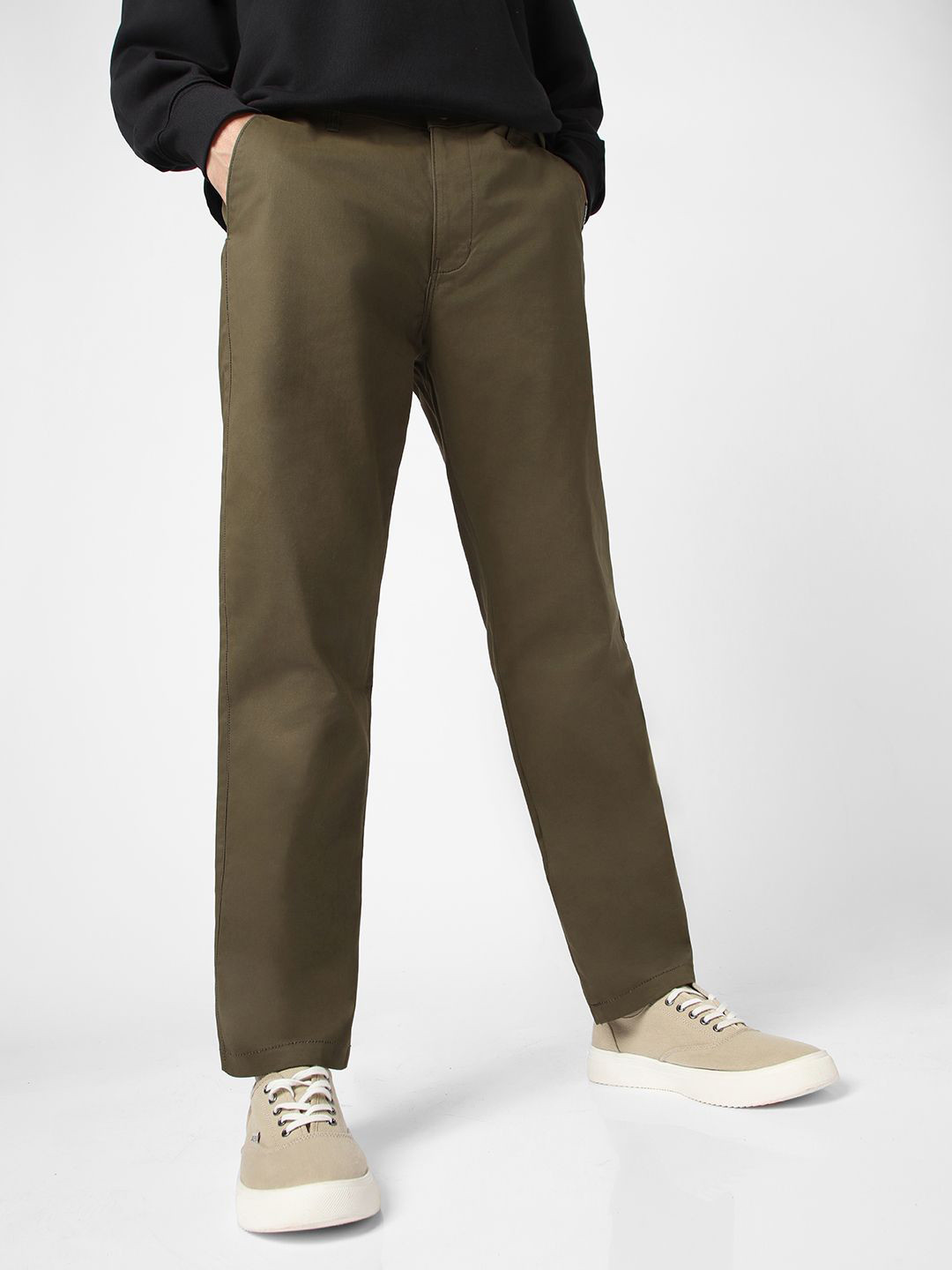 Urbano Fashion Men Stretch Cotton Regular Fit Casual Chinos