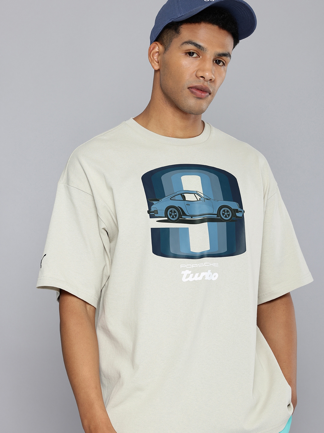 Buy PUMA Motorsport Porsche Legacy 911 Graphic Pure Cotton Oversized Sports T shirt Tshirts for Men 30236653 Myntra