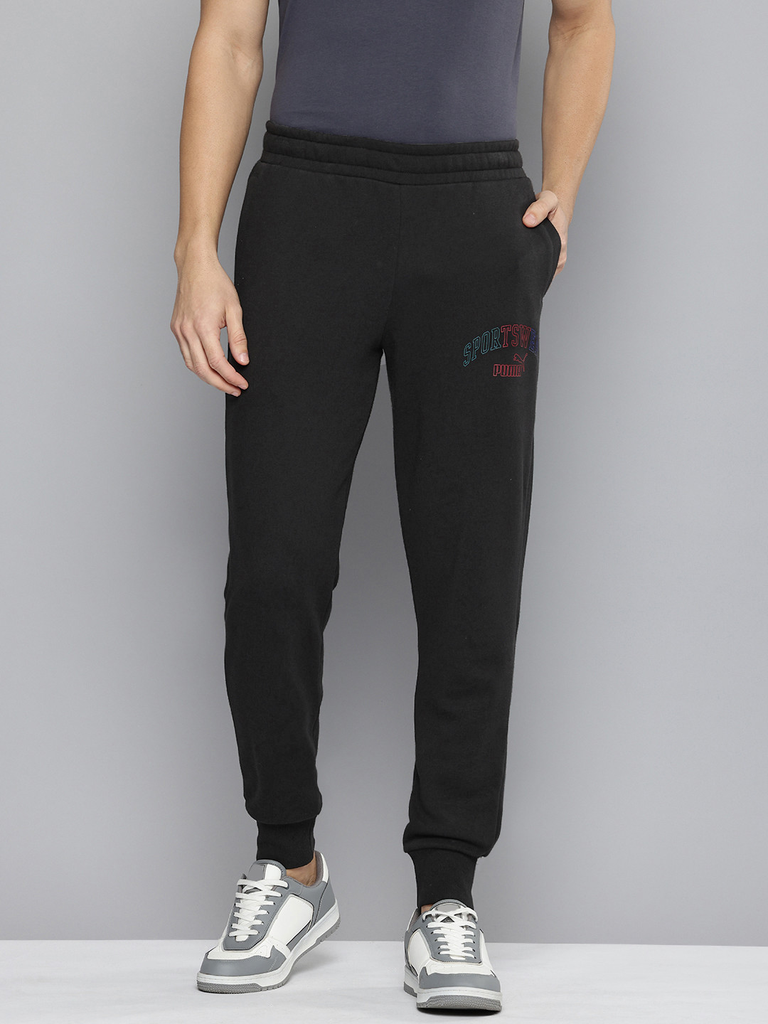Puma Men LOGO LAB Outdoor Joggers
