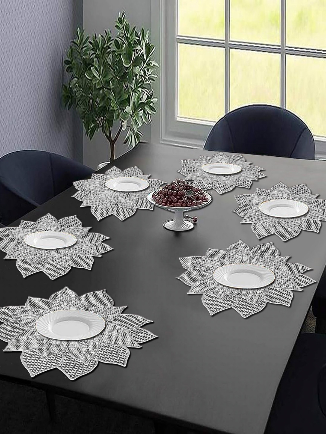 LooMantha 6Pcs Geometric Table Placemats