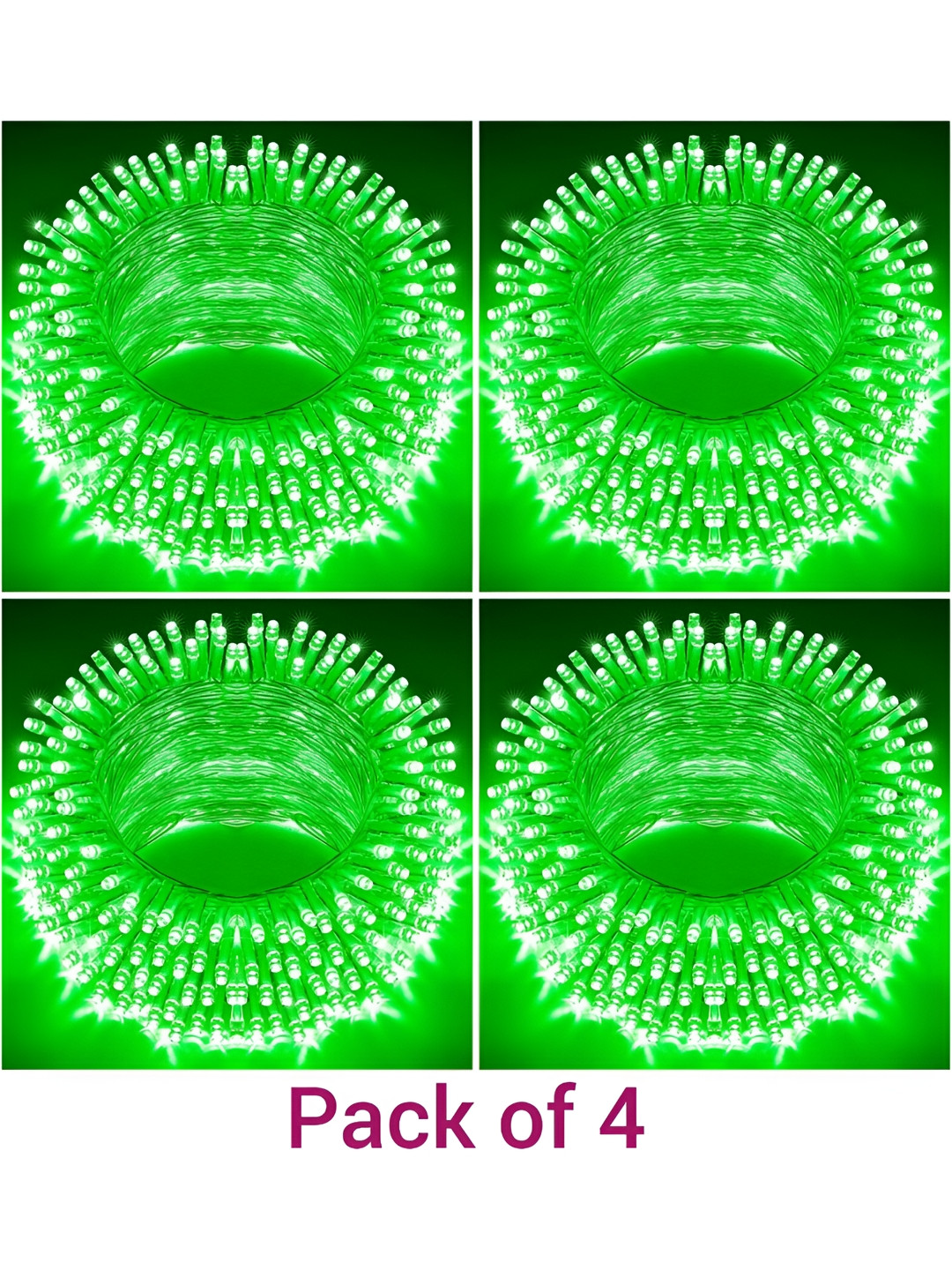 ENORMITY 10m Multicolor Rice Shape 4 Piece String Lights