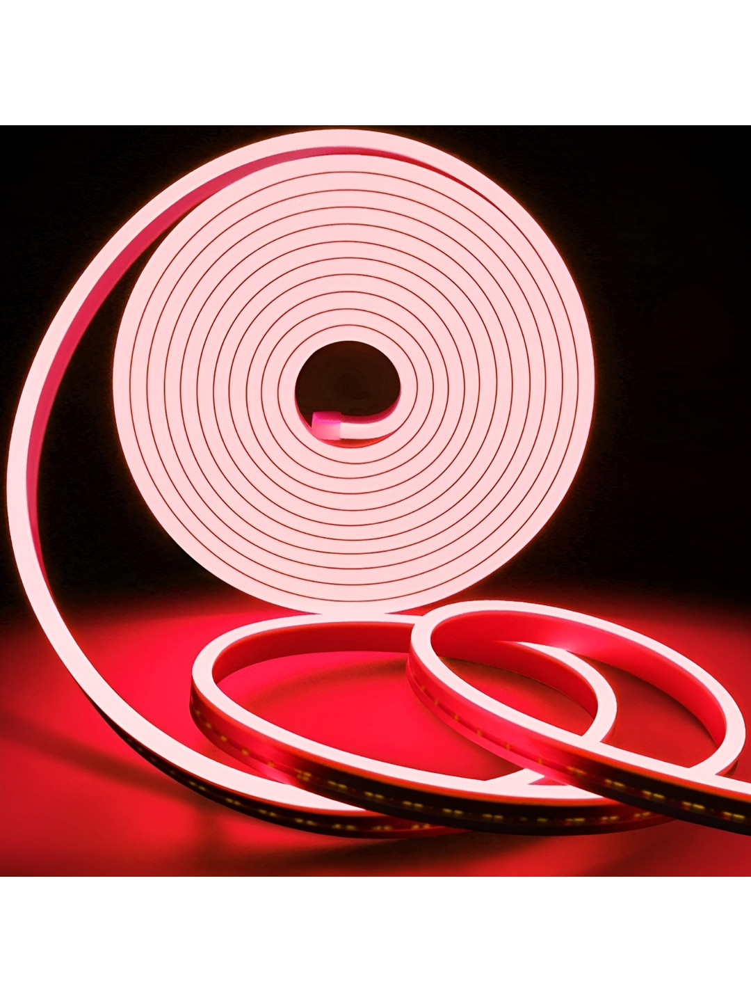 Pink Rice Shaped LED String Lights Neon Rope