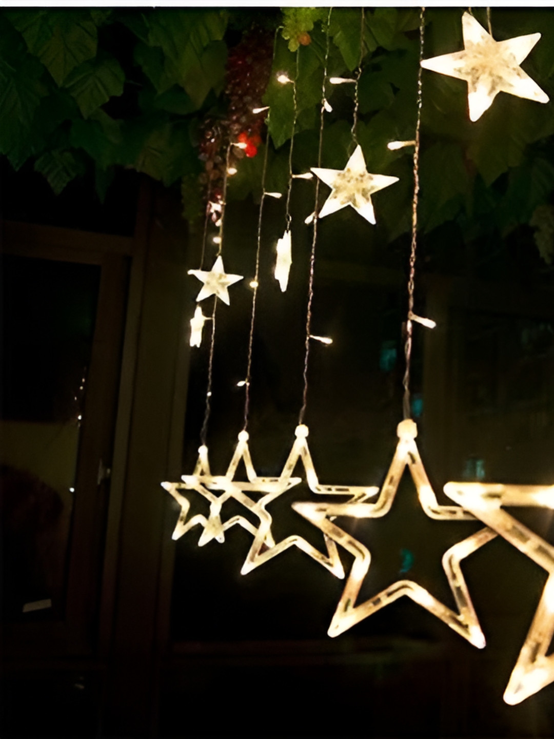ENORMITY  Yellow Star Shaped  LED String Lights With Controller