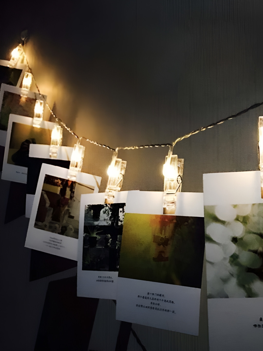 ENORMITY White Photo Clip String Lights