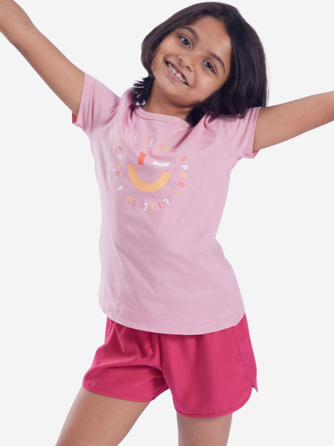 Decathlon Girls High Rise Shorts