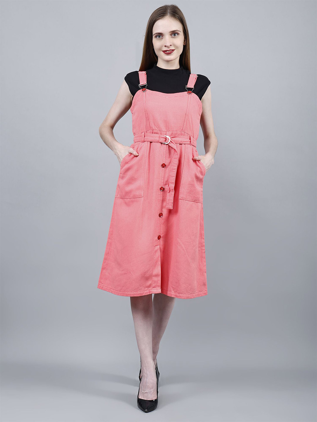 Codaisy Pinafore Midi Dress