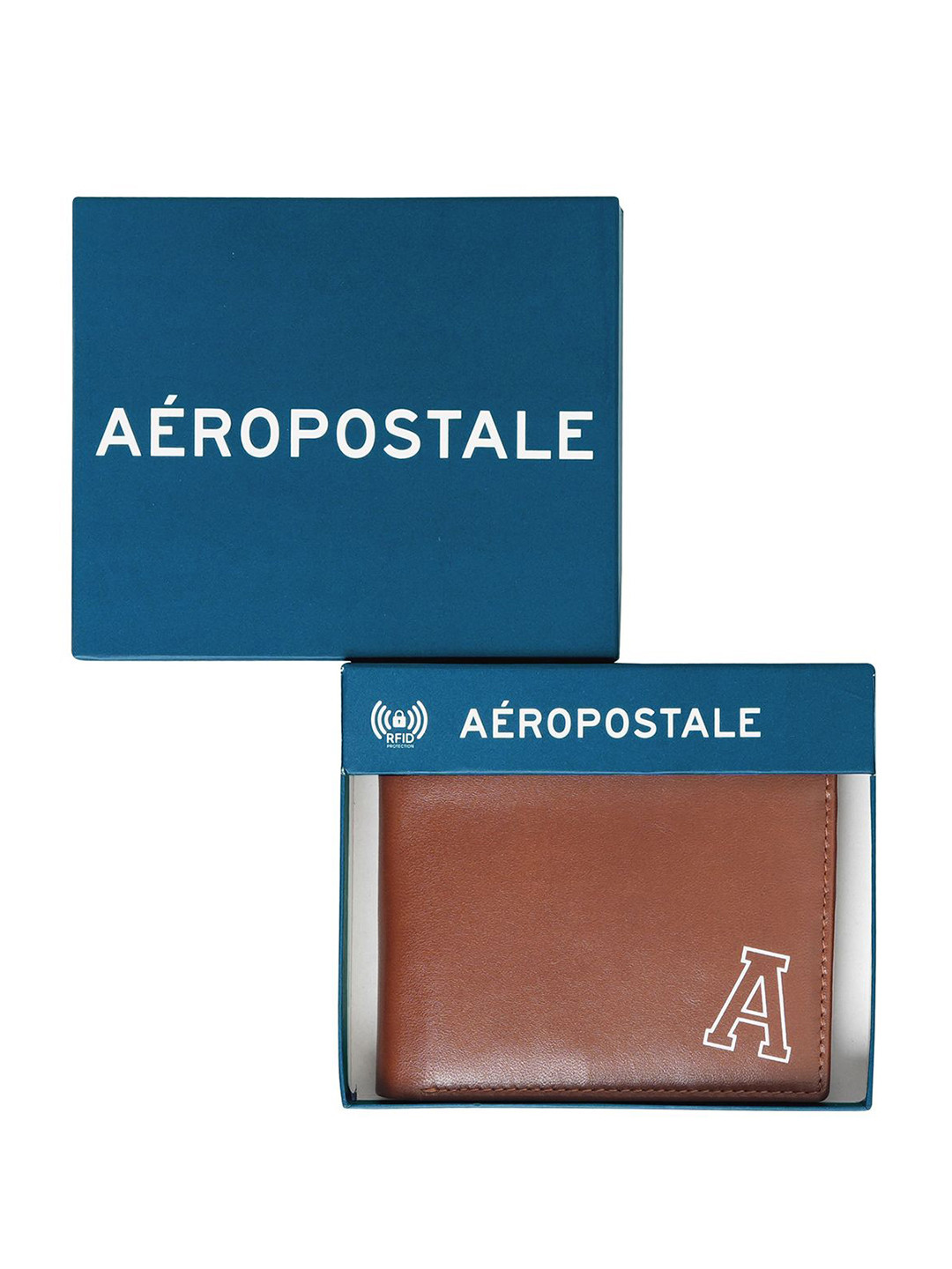 Aeropostale Men Leather Two Fold Wallet