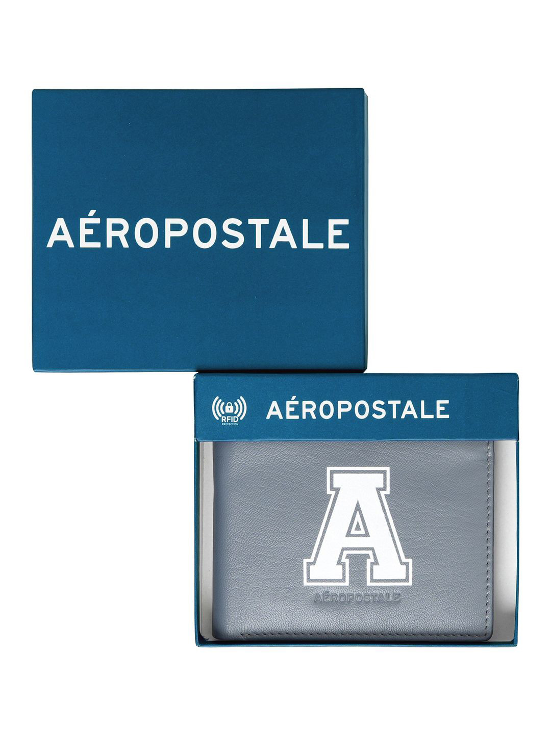 Aeropostale Men Leather Two Fold Wallet