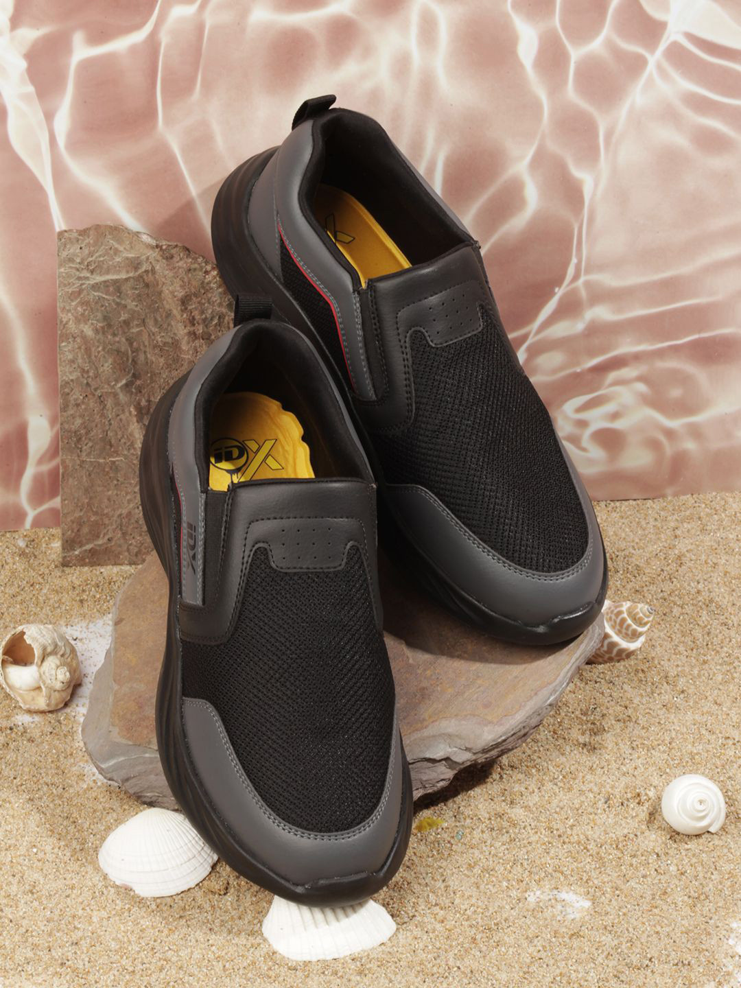 ID Men Woven Design Slip-On Sneakers