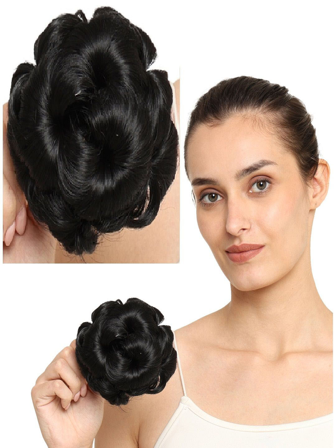 MoonEyes Clutcher Hair Juda Bun - Black