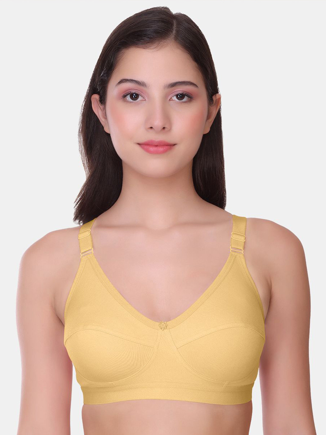 POOJA RAGENEE Full Coverage Cut and Sew Anti Odour Cotton Non Padded T-shirt Bra