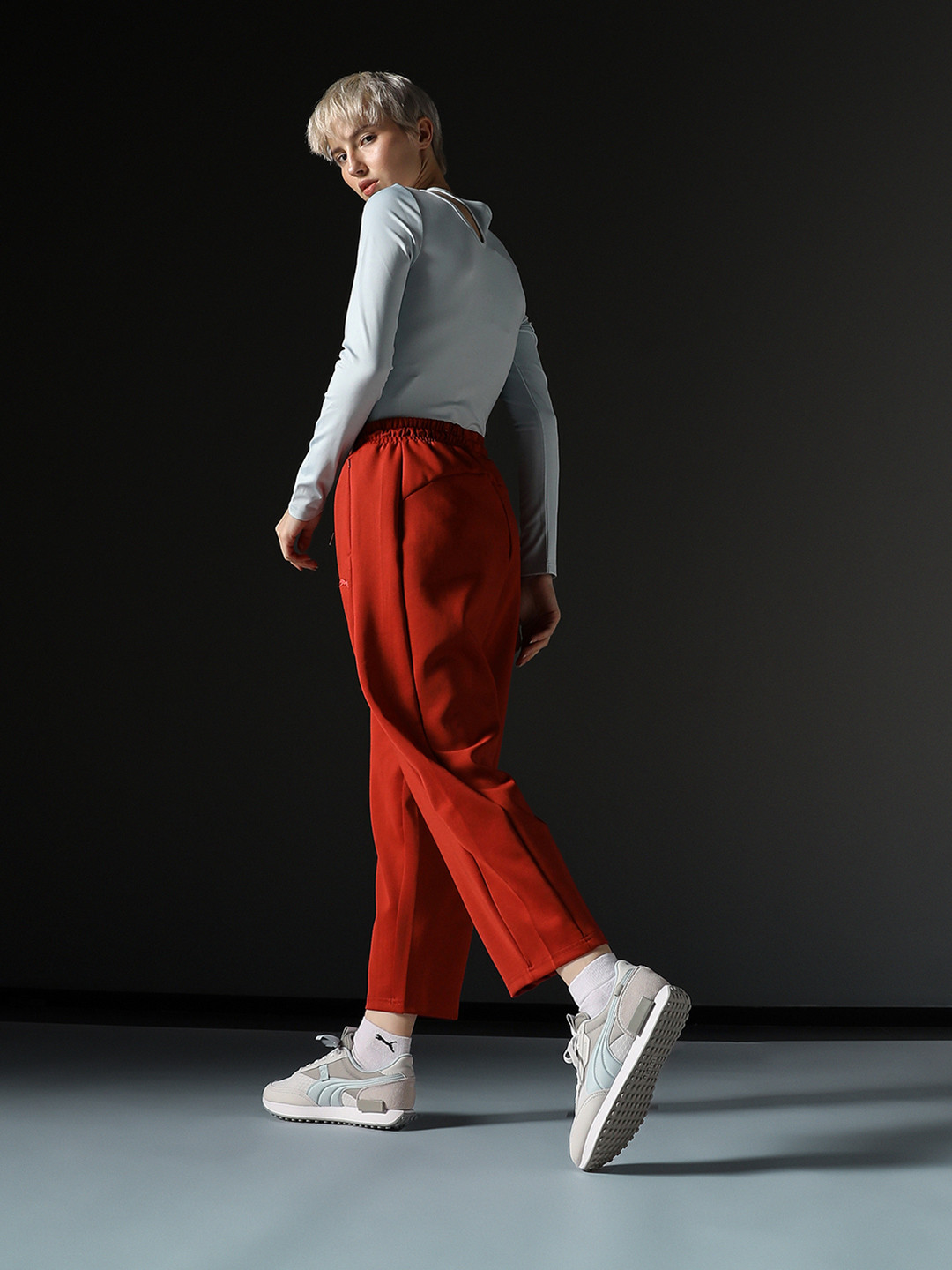 Puma Women Textured Future Rider Pastel Sneakers