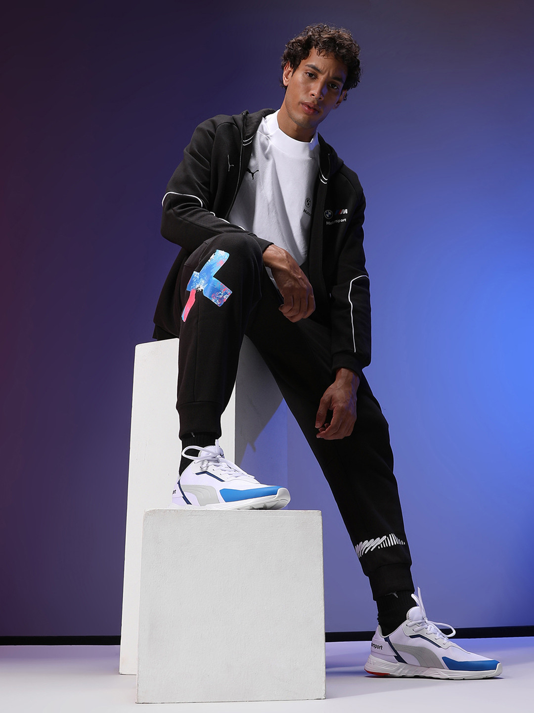 PUMA Motorsport Unisex BMW M Motorsport Tiburion Logo Colourblocked Sneakers