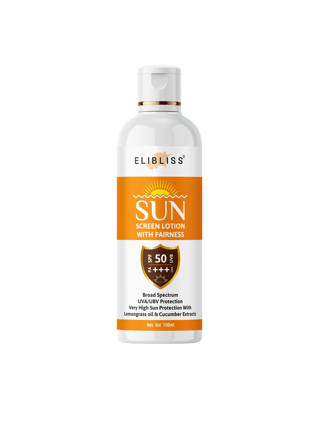 ELIBLISS Sunscreen Lotion SPF 50 PA+++ With Vitamin C - 100ml