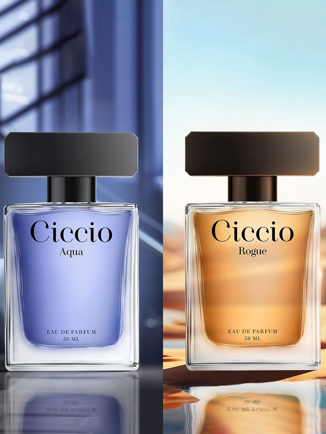 Ciccio Aqua Rogue  Set Of 2  Eau De Perfume-50 ml Each