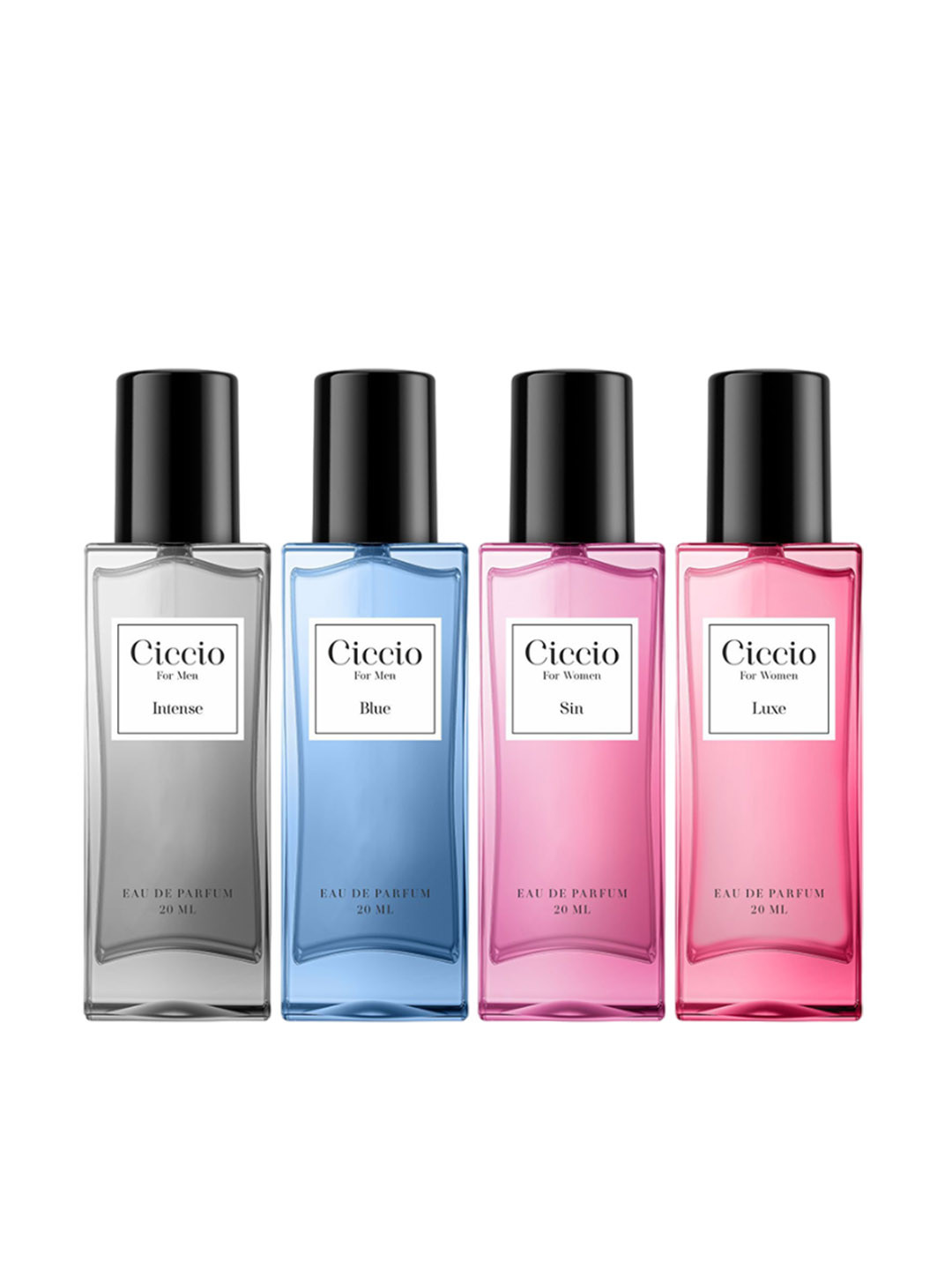 Ciccio Intense Blue Luxe Sin Men Set Of 4 Eau De Perfume-20 ml Each