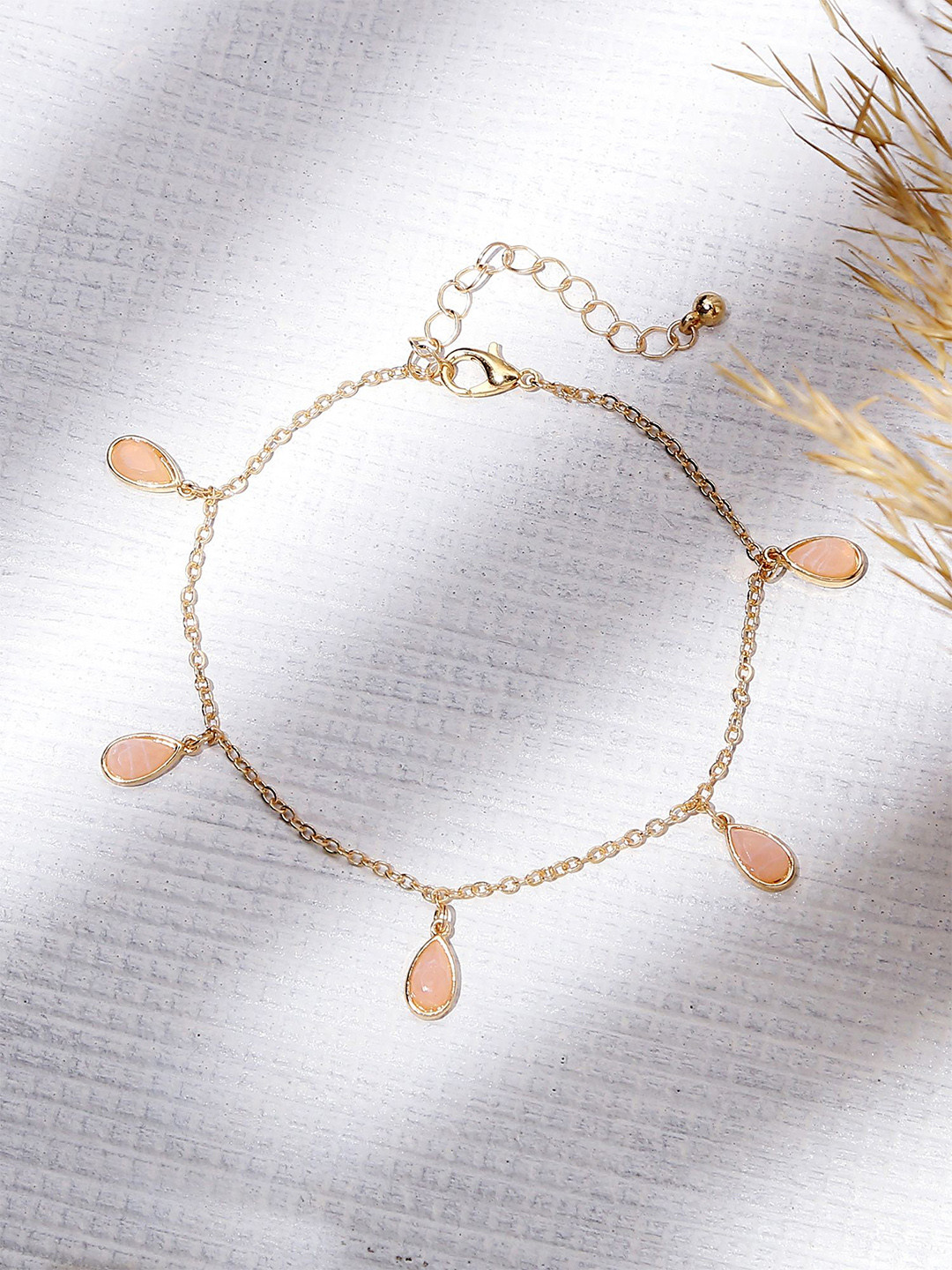 Accessorize Crystals Single Anklet