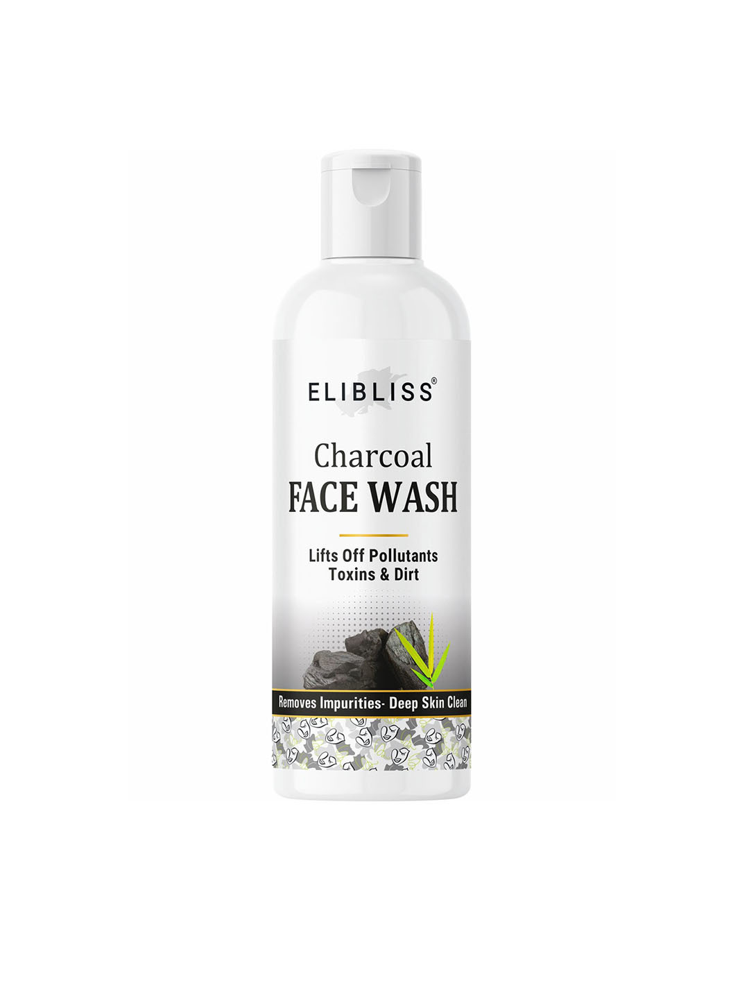 ELIBLISS Charcoal Deep Skin Clean Face Wash 50ml