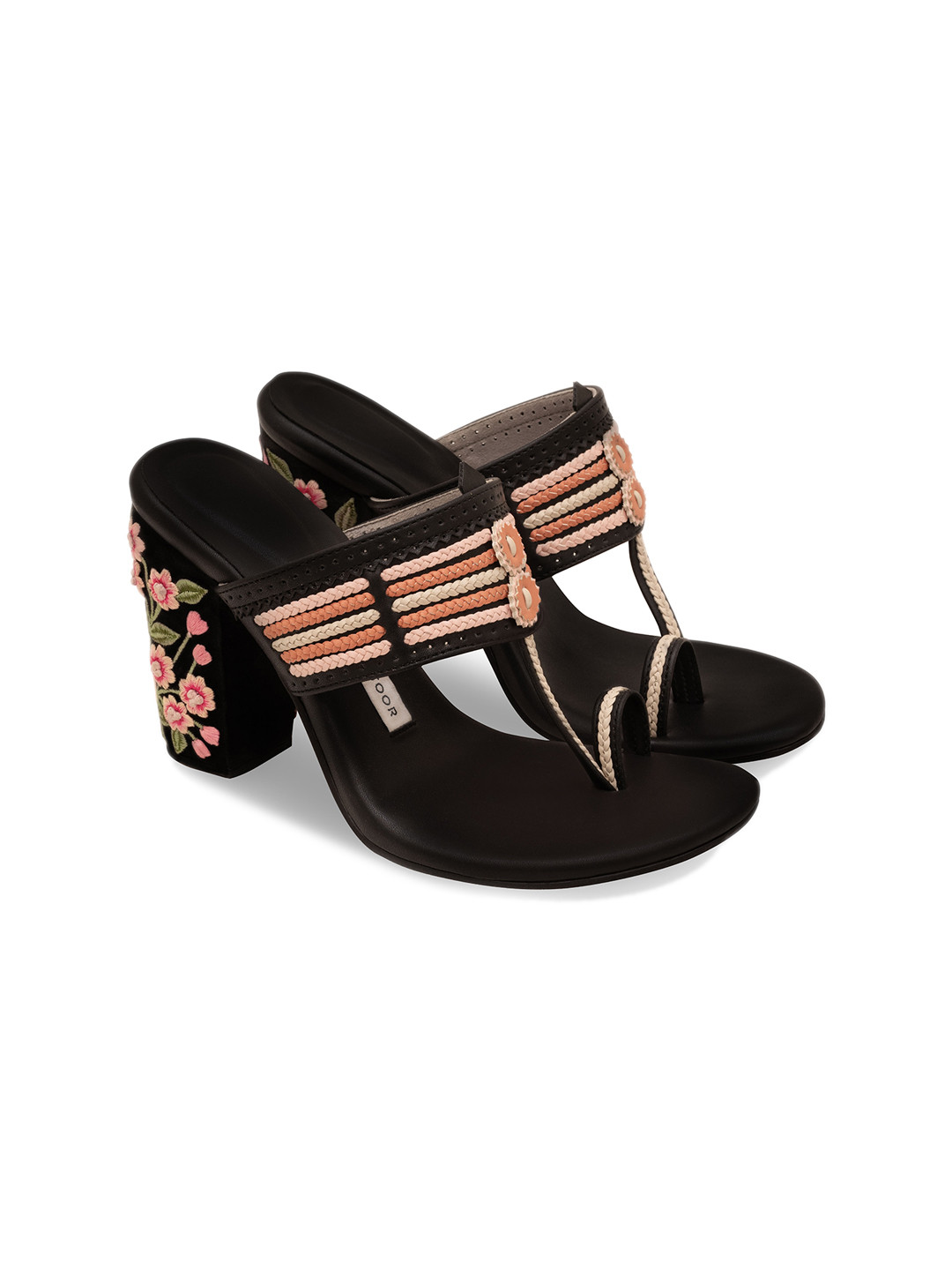 Aprajita Toor Women Block Heels Open Back Sandals