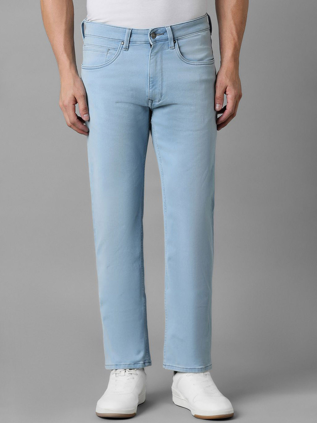 Louis Philippe Men Clean Look Regular Fit Jeans