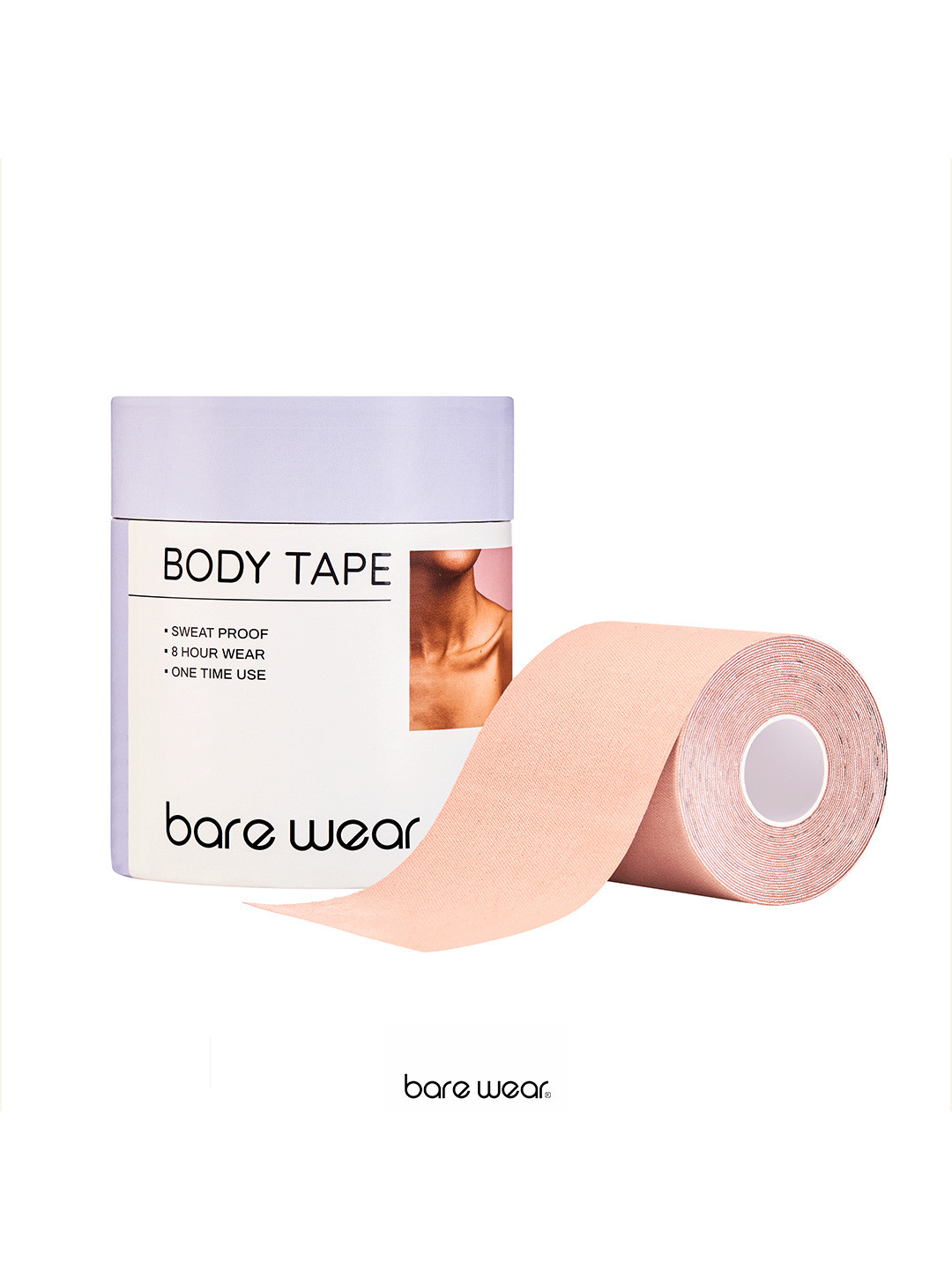 Bare Wear Beige Body Tape 7.5 cm Width A-J+ Cup Sweatproof Breast Lift Boob Tape