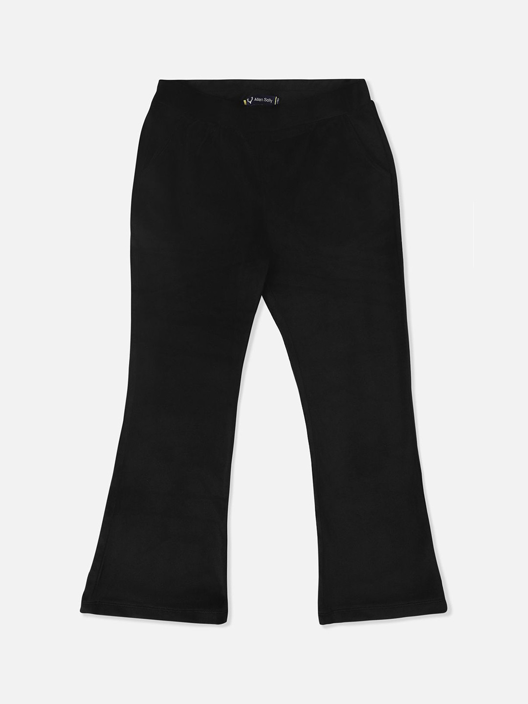 Allen Solly Junior Girls Bootcut Fit Mid Rise Track Pants
