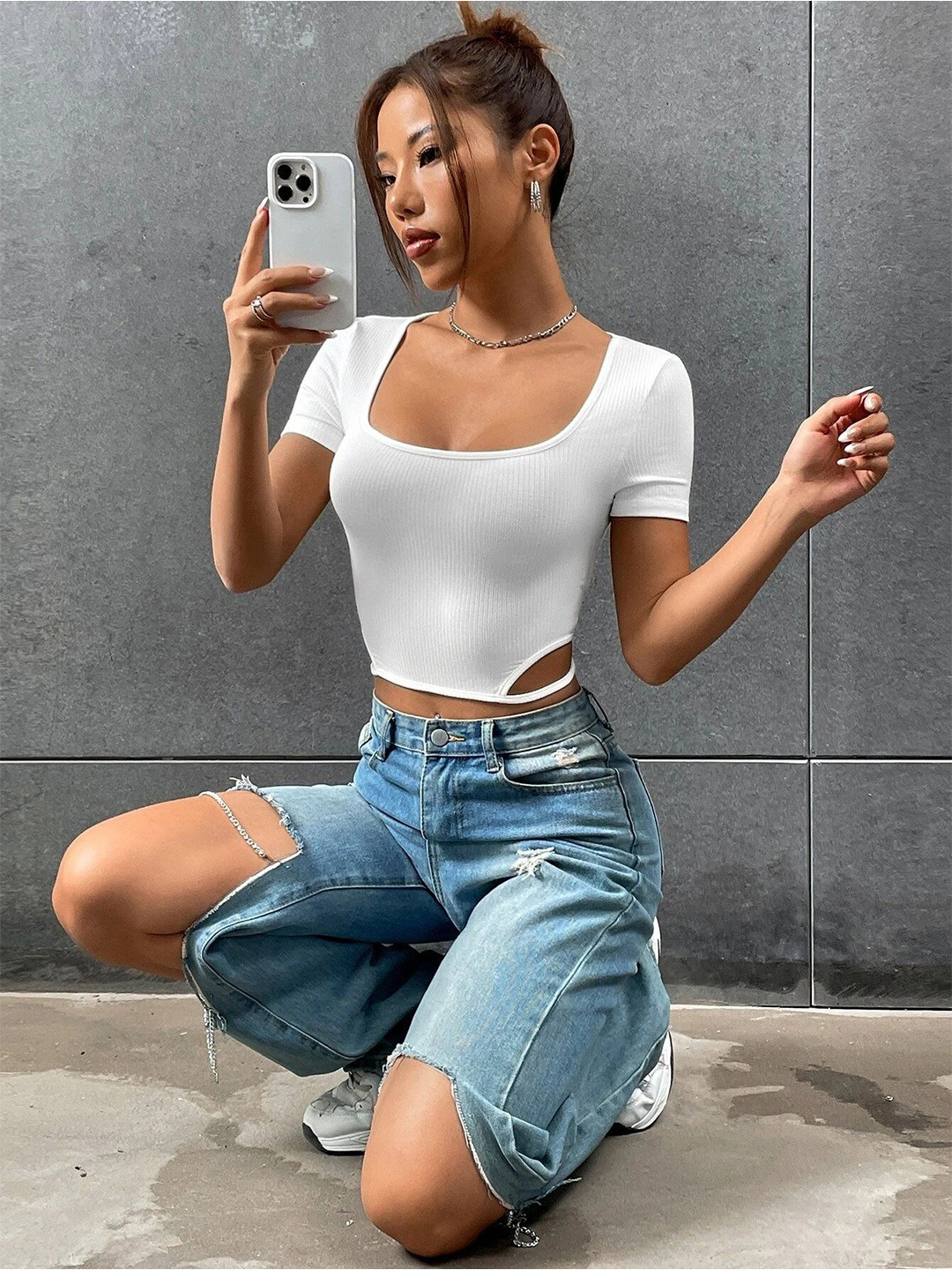Stylecast X Slyck Crop Top