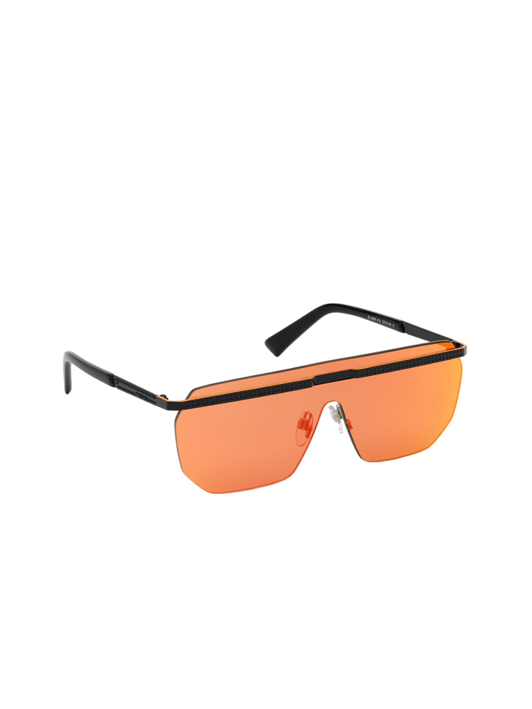 DIESEL Men Rimless Shield Sunglasses with UV Protected Lens