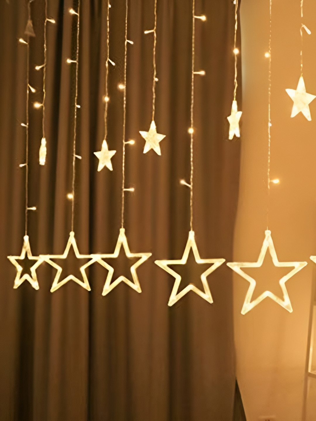 ENORMITY 1m Warm Yellow 20 LEDs Star Bulb String Lights