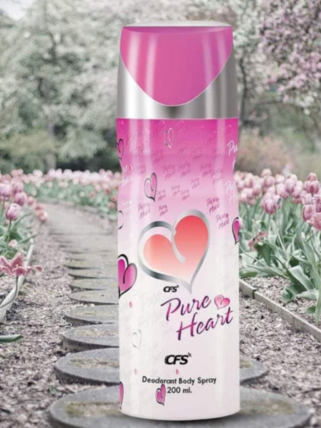CFS Cargo Blanc EDP Perfume & Pure Heart Pink Deodorant Body Spray-100ml+200ml