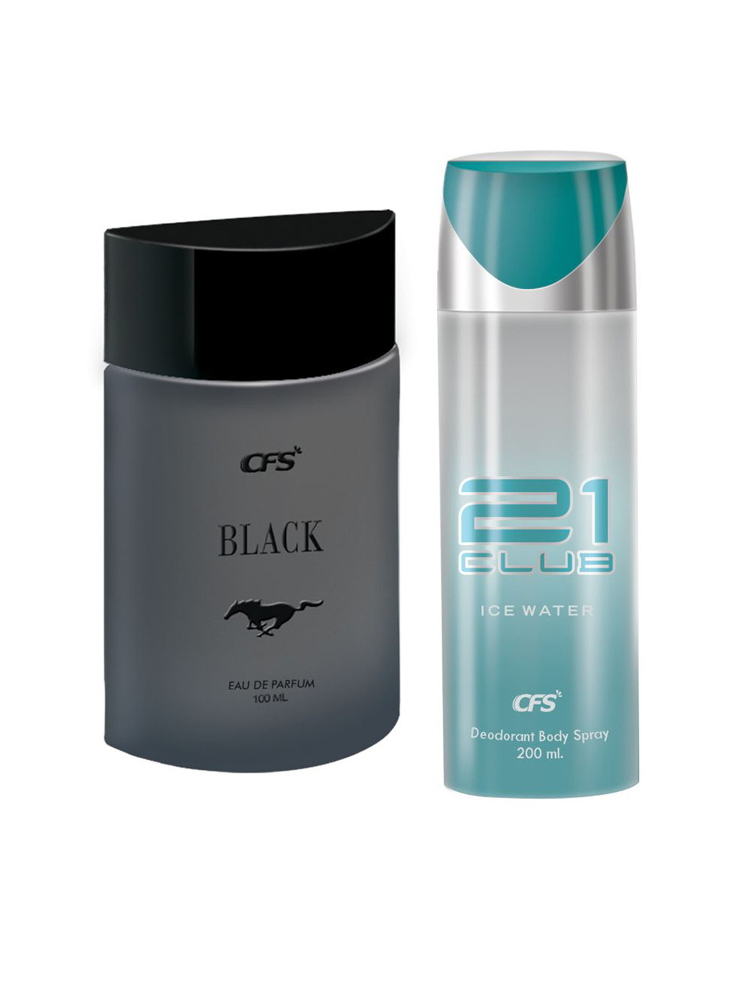 CFS Black Eau De Parfum & Ice Water Long Lasting Deodorant Combo