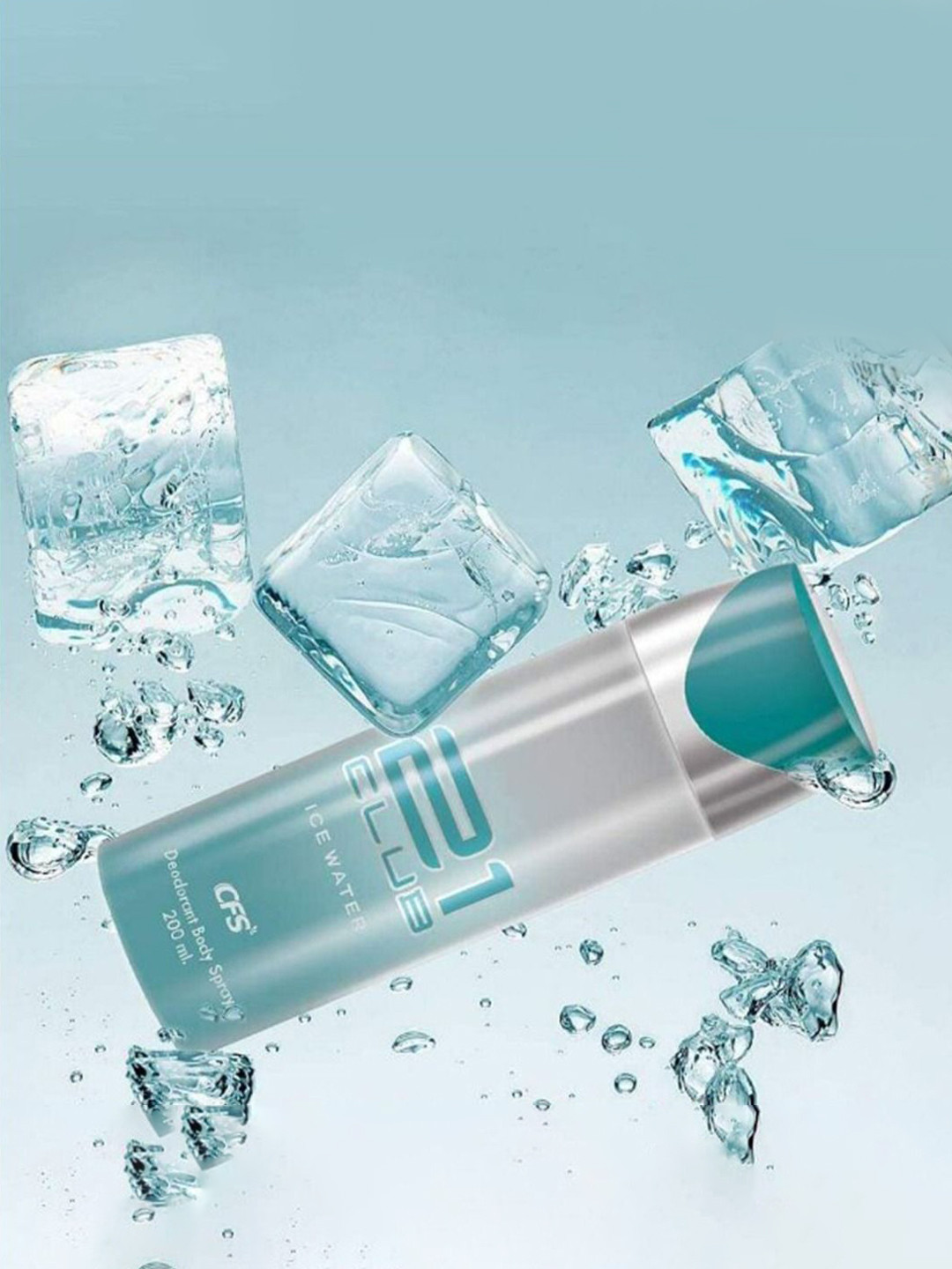 CFS Oudh Black EDP Long Lasting Perfume & Ice Water Deodorant Body Spray-100ml+200ml