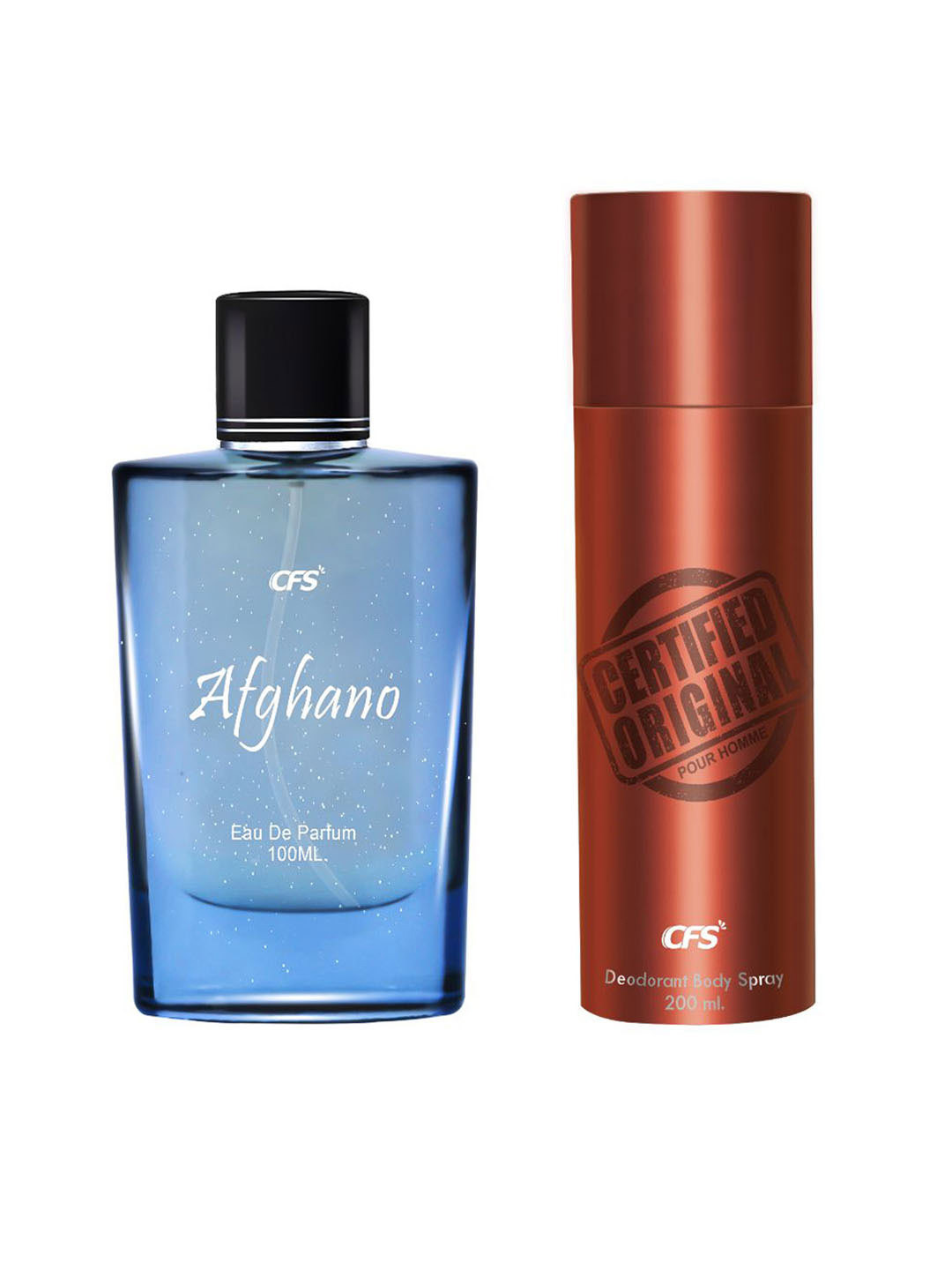 CFS Afghano EDP Long Lasting Perfume & Certified Original Brown Deodorant Body Spray 300ml