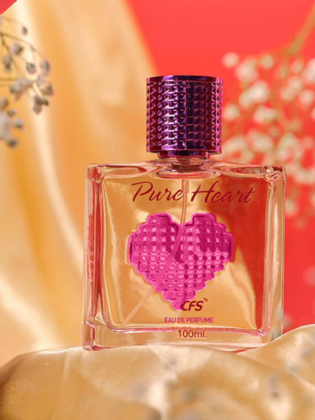 CFS Pure Heart Pink EDP Long Lasting Perfume & Pure Heart Pink Deodorant Body Spray 300ml