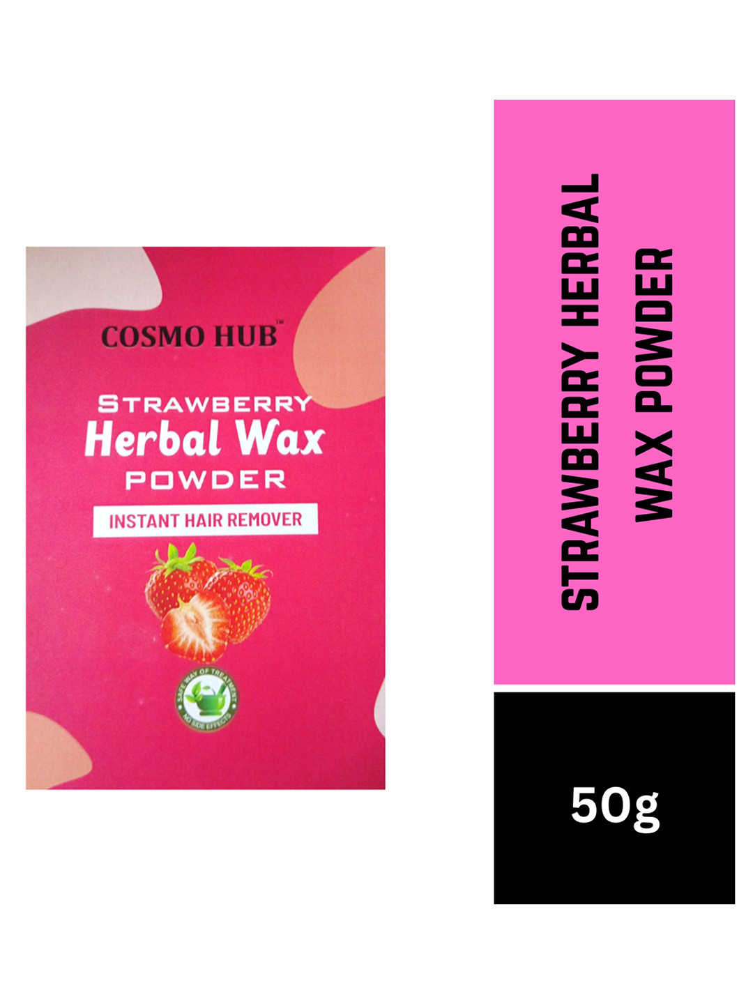 COSMO HUB Strawberry Herbal Wax Powder- 50g