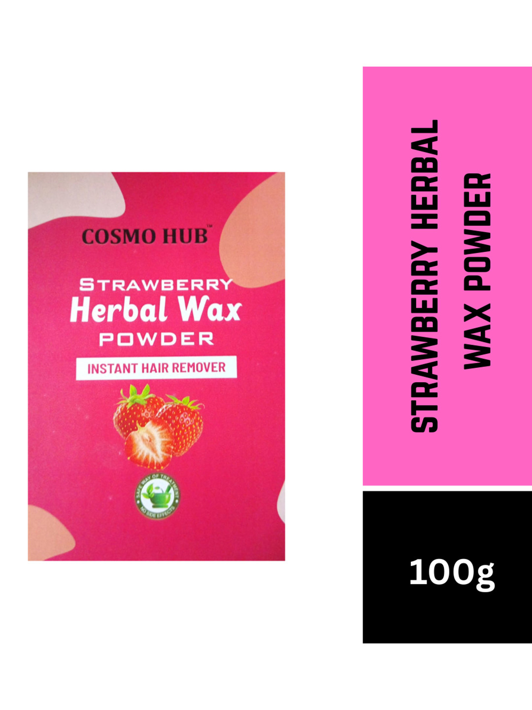 COSMO HUB Strawberry Herbal Wax Powder- 100g