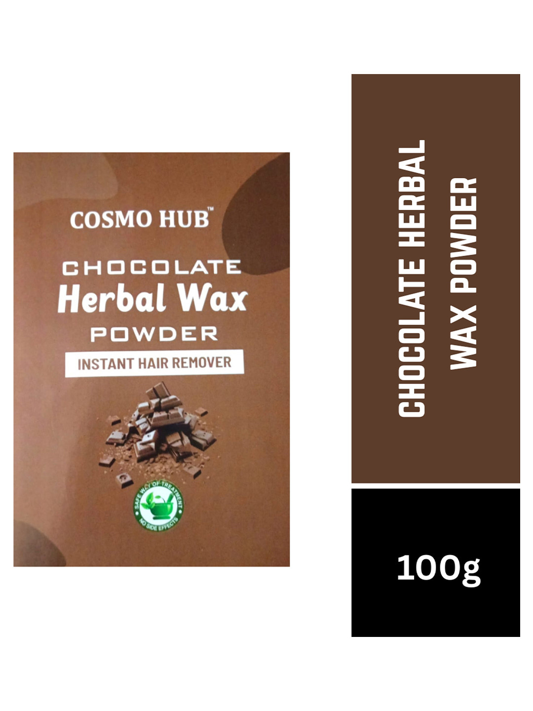 COSMO HUB Chocolate Herbal Wax Powder for Instant Hair Removal - 100g