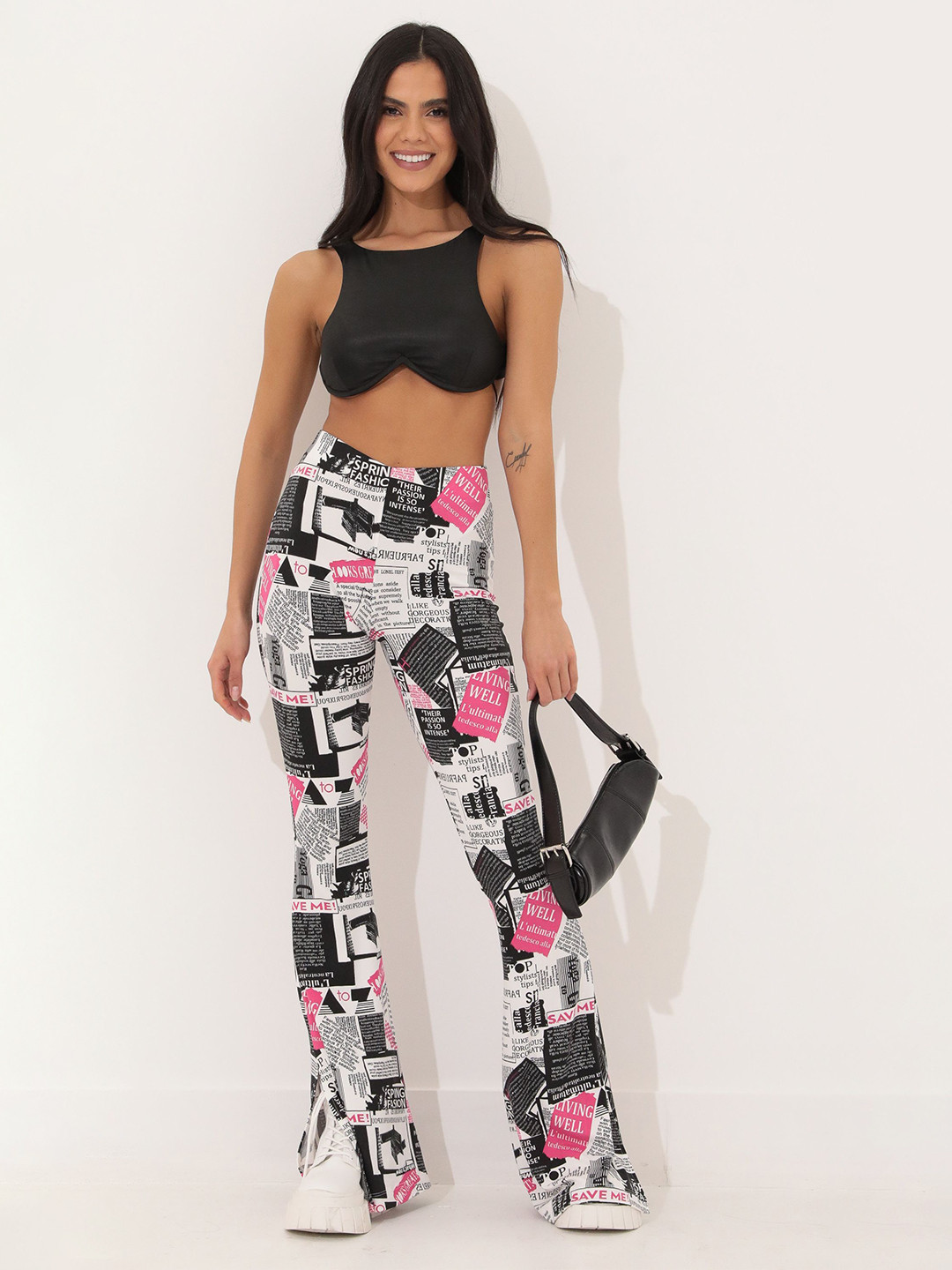 TANDUL Women Printed Mid-Rise Regular fit Trousers