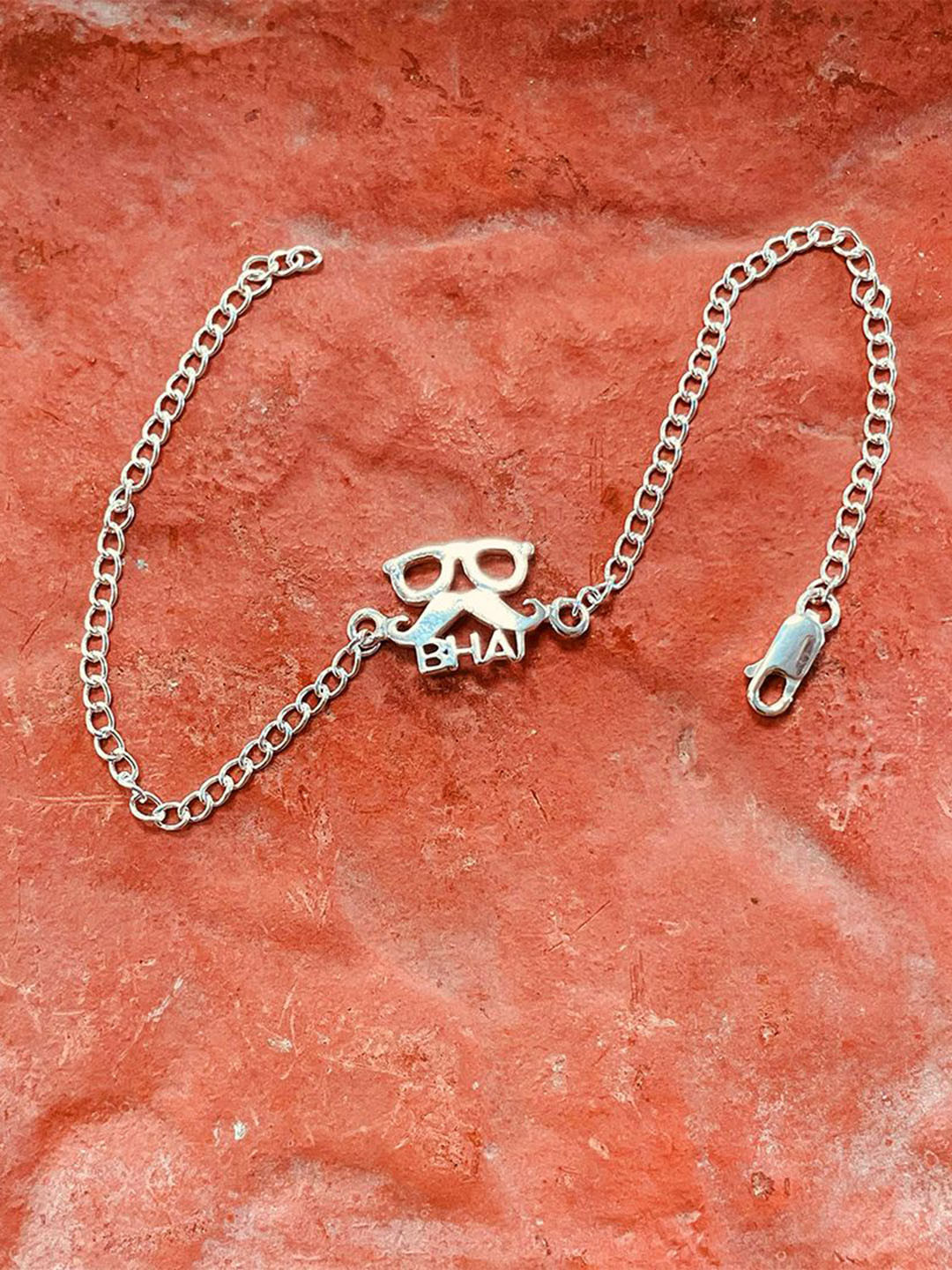 trueBrowns 925 Sterling Silver Chashmish Bhai Wraparound Rakhi