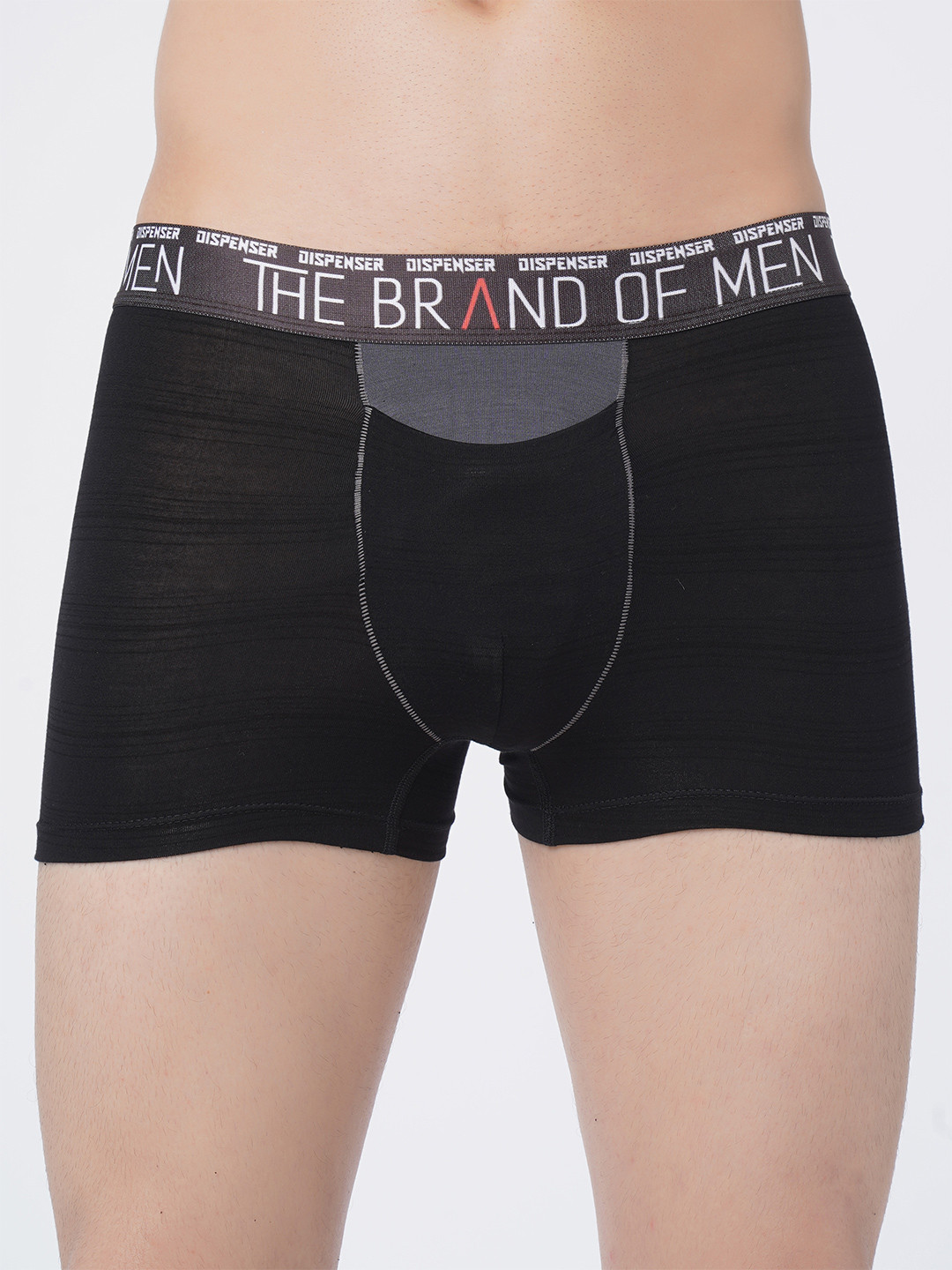 DISPENSER Men Mid-Rise Trunks S4-Trunk-Black-L