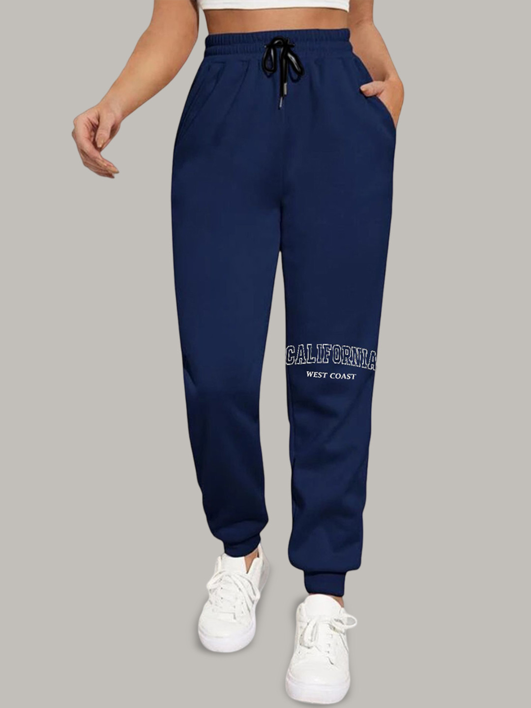 TABADTOD Women Printed Relaxed Straight Fit Joggers