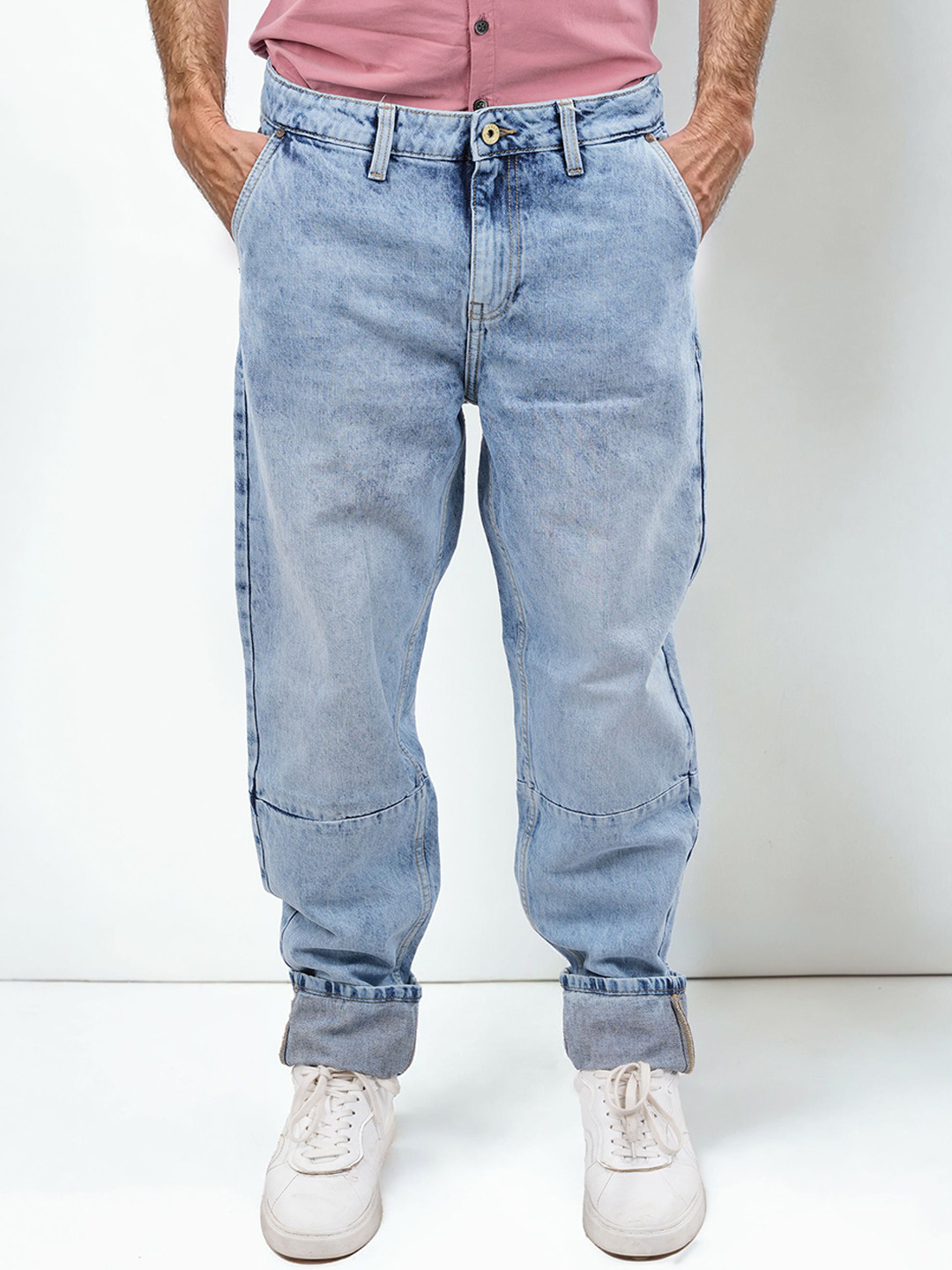 Celio Men Low-Rise Heavy Fade Stretchable Jeans