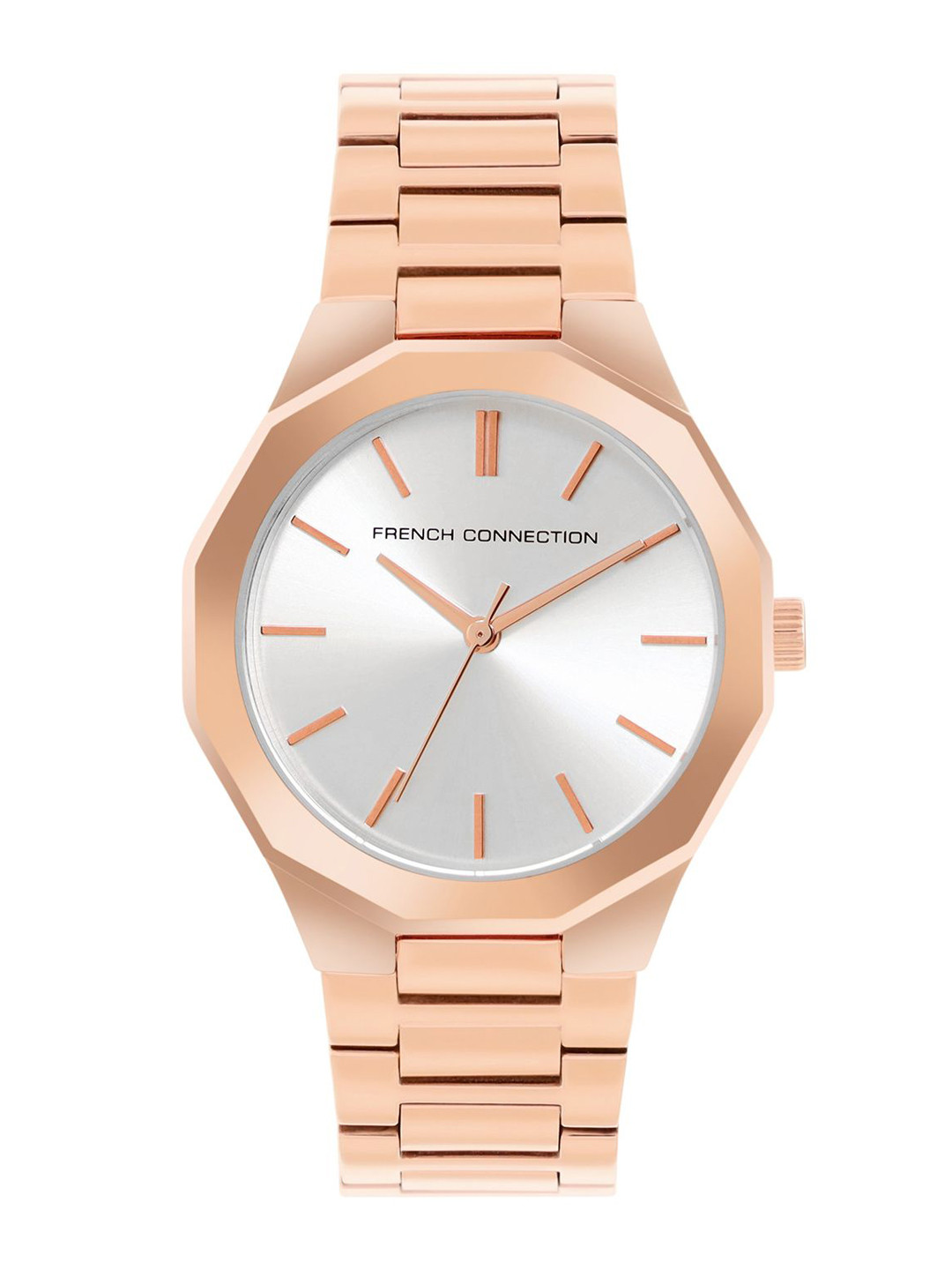 French Connection Women Alloy Dial & Stainless Steel Bracelet Analogue Watch-FCP49SRGM