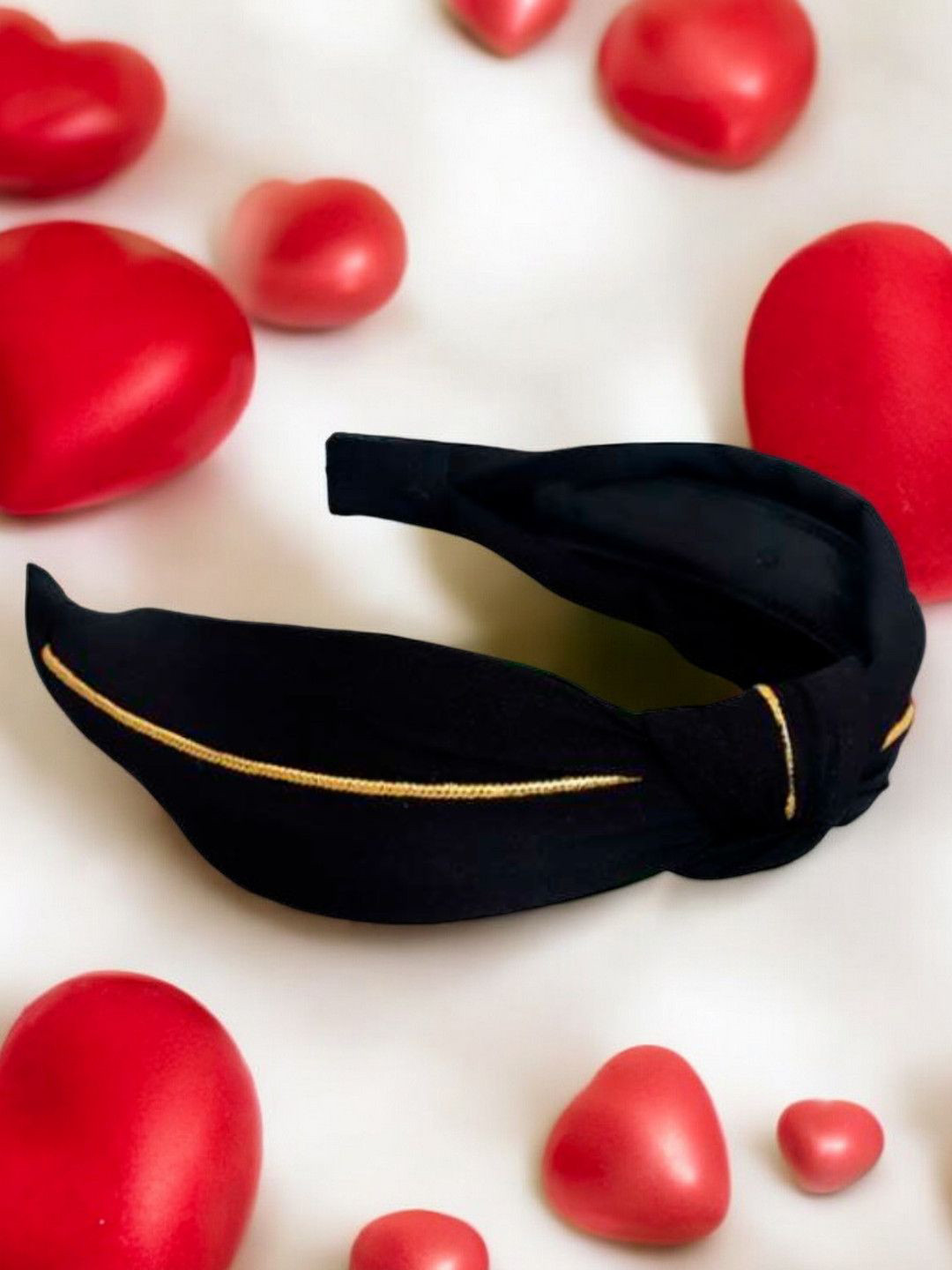 OOMPH Women Satin Silk Knotted Hairband