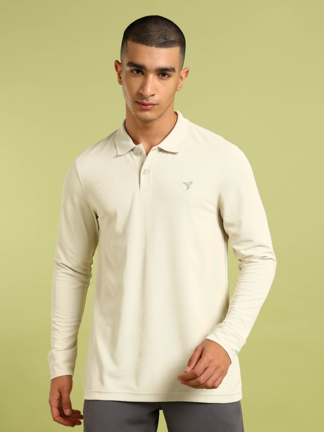 Technosport Polo Collar UPF50 Slim Fit Sports T-shirt