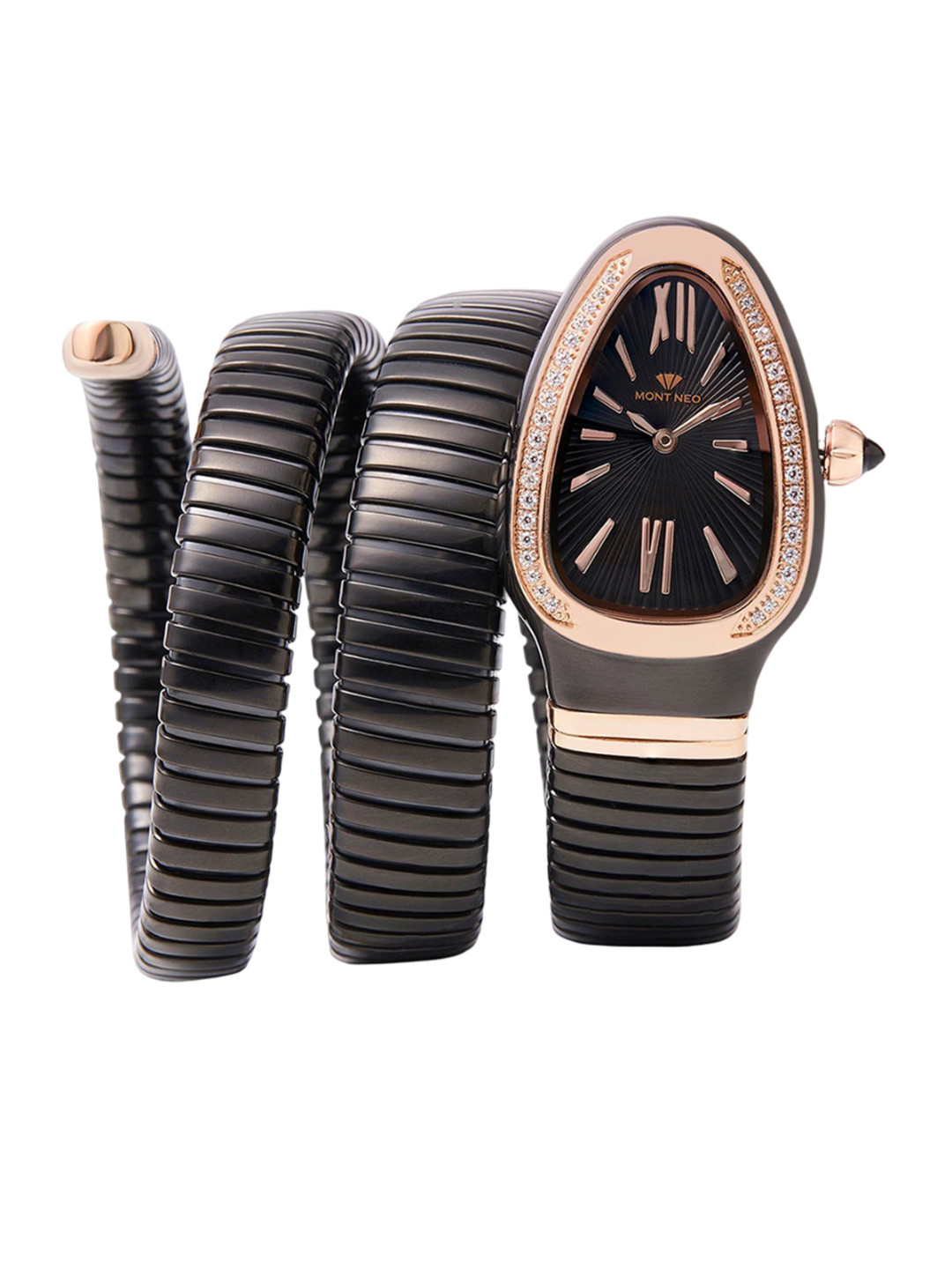 MONT NEO Women Dial & Stainless Steel Bracelet Style Straps Analogue Watch 9011B-M4304